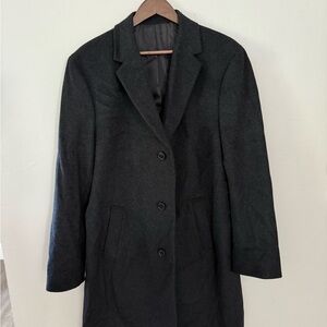 Kenneth Cole Charcoal Trench Coat